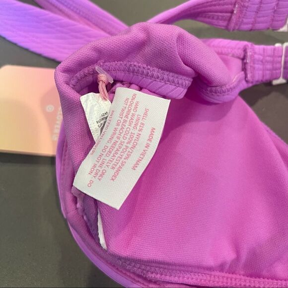 Stoney Clover Lane x Target Ribbed Bralette Bikini Top - Picture 3 of 5